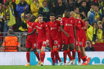 Liverpool-Villareal 2-0, gli spagnoli durano un tempo contro un avversario nettamente superiore