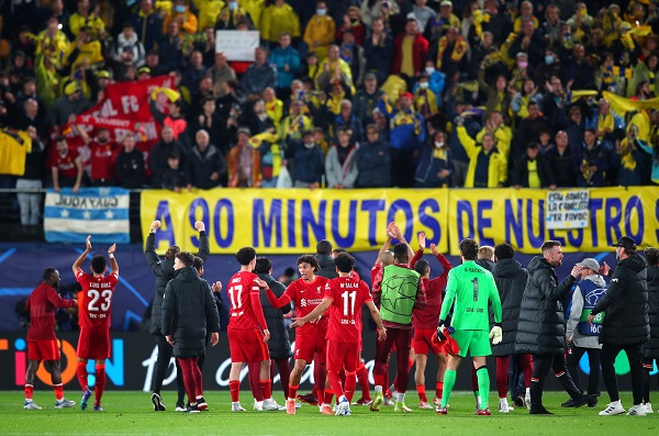 Il Liverpool vola in finale: vittoria in rimonta 3-2 contro il Villarreal al ritorno