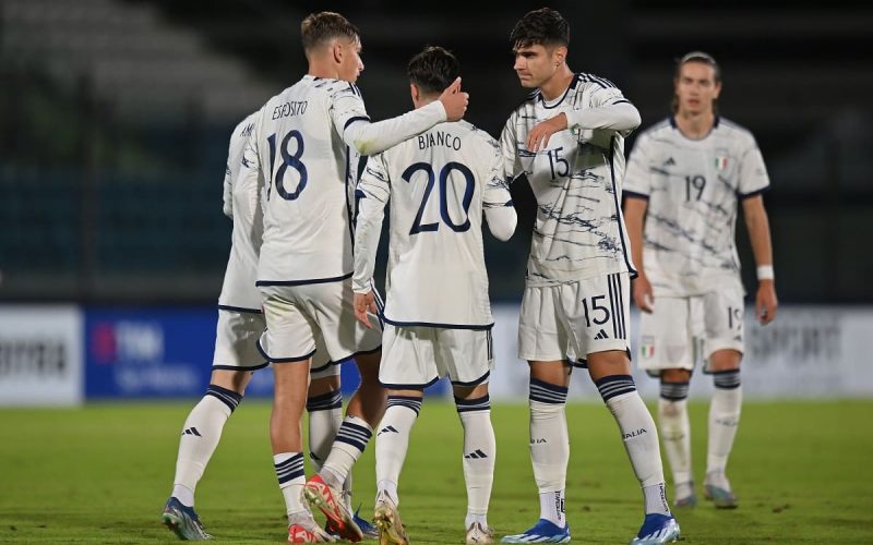 💥 Goleada Italia U21 contro San Marino: finisce 7-0 a Serravalle