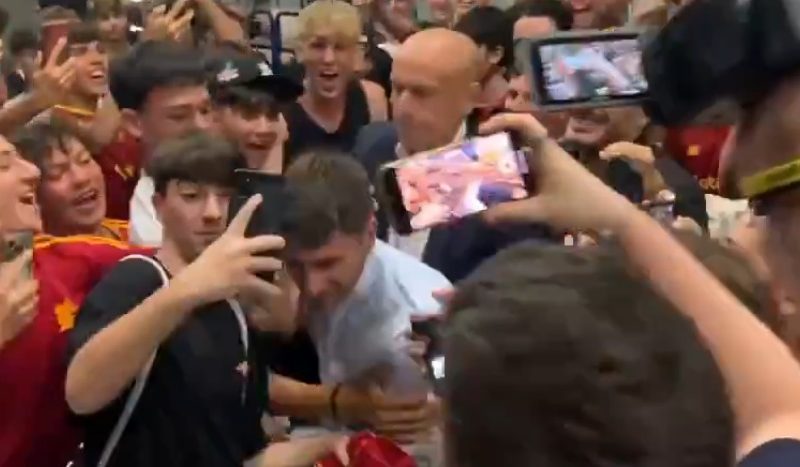 📹 Roma, è già Soulè-mania! Atterraggio nella capitale e folla in delirio