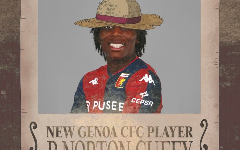 📸 UFFICIALE: Norton-Cuffy è del Genoa! I rossoblù lo annunciano in stile… One Piece 😂