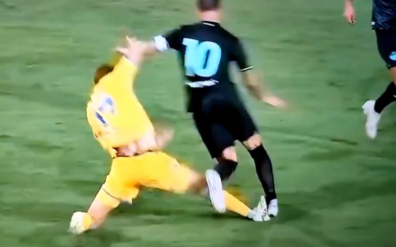 🎥 Entrata FOLLE di Kvernadze su Zaccagni. Il capitano ne esce illeso