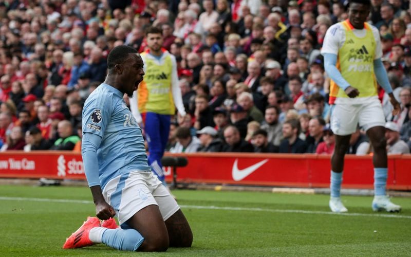 😱 NONA sconfitta per il City: il Nottingham vola con Hudson-Odoi