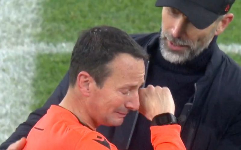 📸 Guardalinee italiano in lacrime dopo Lipsia-Aston Villa: era la sua ultima gara internazionale 🥹