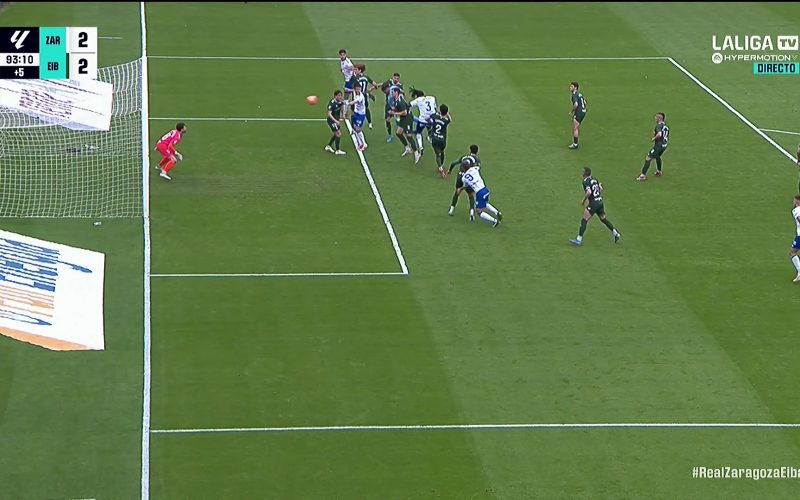 📸 Poussin come Brignoli e Provedel: il Saragozza pareggia nel recupero grazie al… portiere 🤯