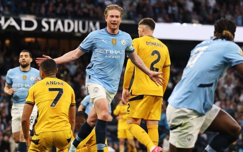 Il City di misura contro il Wolverhampton, De Bruyne 🔥 l’Etihad! Si rivede Haaland