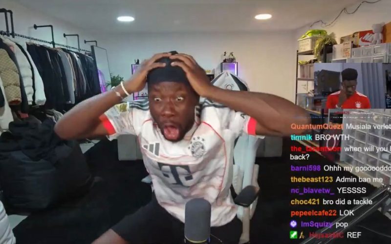 🎥 Infortunio shock per Musiala, Alphonso Davies DISPERATO in live: la sua reazione 😢