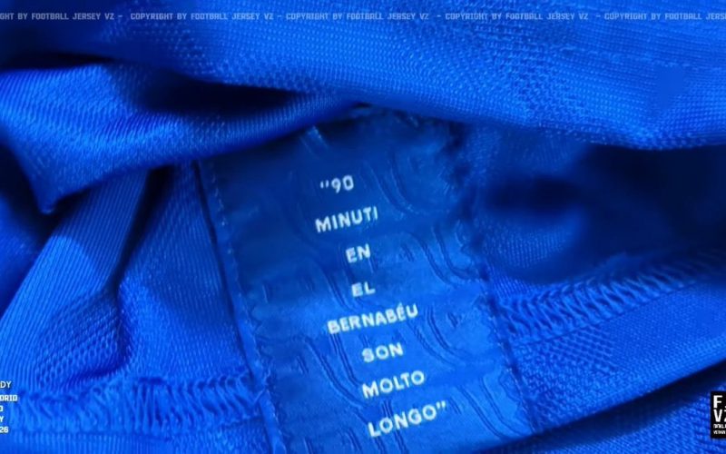 😍 Real Madrid, la terza maglia è 🔥! Omaggio a Juanito e alla famosissima frase “90 minuti al Bernabéu sono tanti”