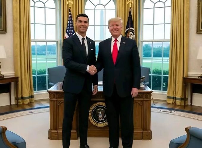 📹 Trump palleggia con CR7 grazie all’IA? Il Partito Democratico non ha dubbi: è Messi la risposta