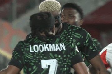 🤯 Osimhen-Lookman, lite FURIBONDA durante Nigeria-Mozambico 📸