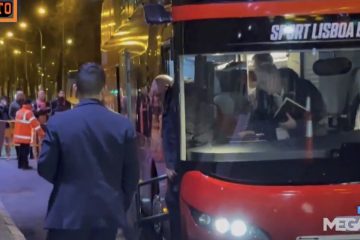 📸 Mou l’ha rifatto! Ha seguito Real-Benfica… in pullman dal parcheggio del Bernabeu 😅