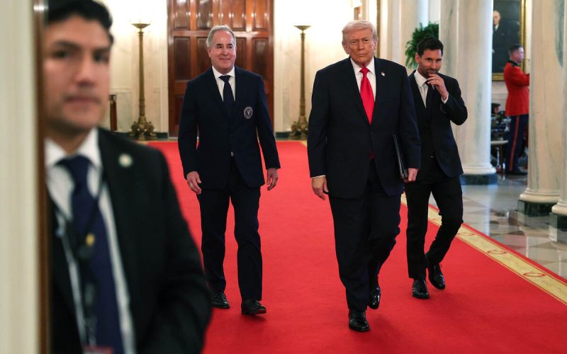📸 Dopo CR7 da Trump va anche… Messi! La foto