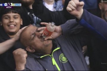 🍾 City fermato dall’Everton davanti… al meme del momento: l’uomo dell’Arsenal “bottling” 📸