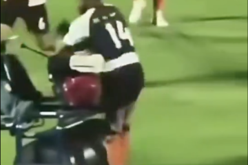 🎥 SURREALE in Thailandia: Townsend travolto in campo da un rullo